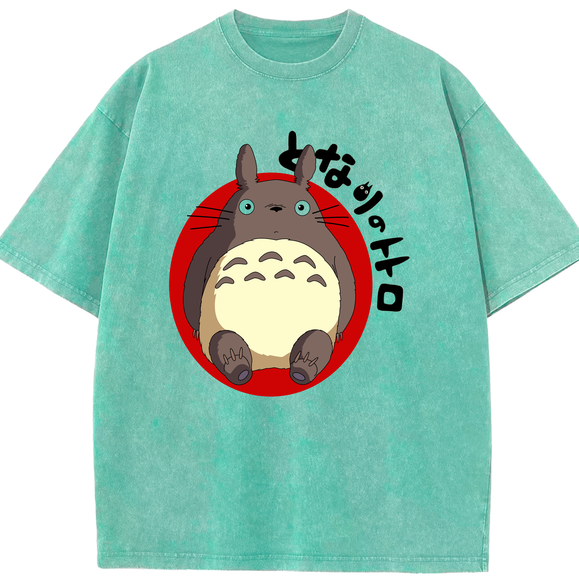 （画像用） となりのトトロ 草壁メイ 草壁サツキ My Neighbor Totoro Satsuki Kusakabe Mei Kusakabe 綿100% ヴィンテージ風 半袖Tシャツ（フロントプリント）